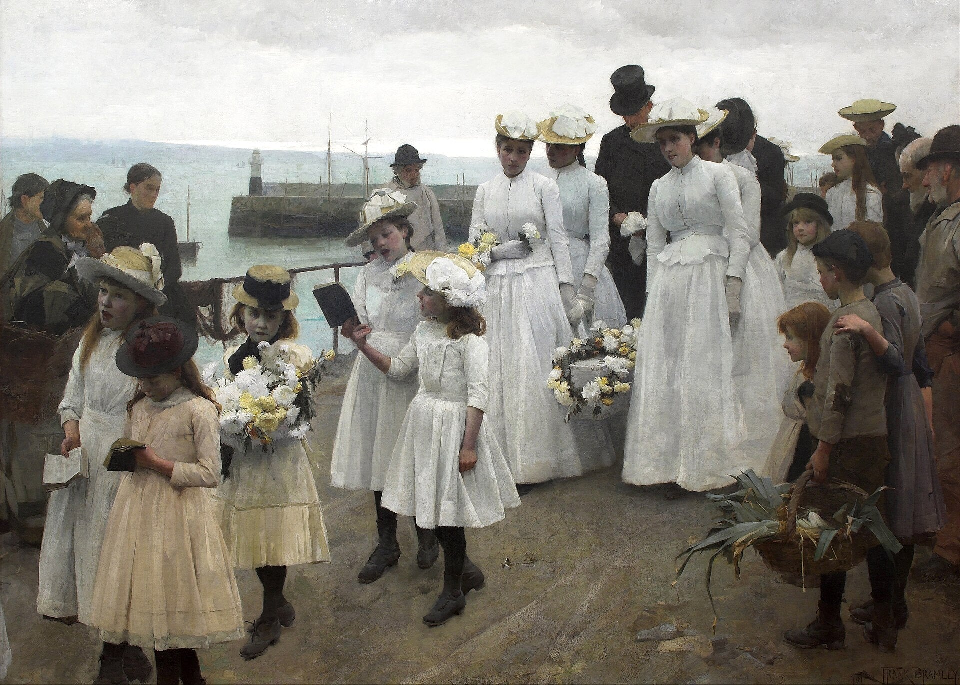 For of Such is the Kingdom of Heaven - Frank Bramley