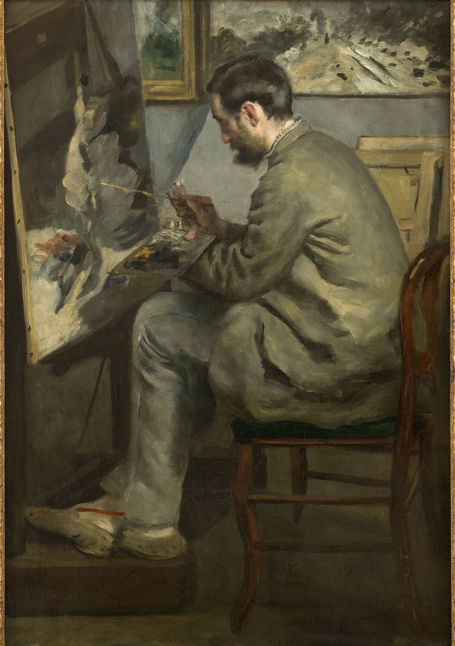 Frédéric Bazille رسم مالك الحزين، 1867 - Pierre-Auguste Renoir