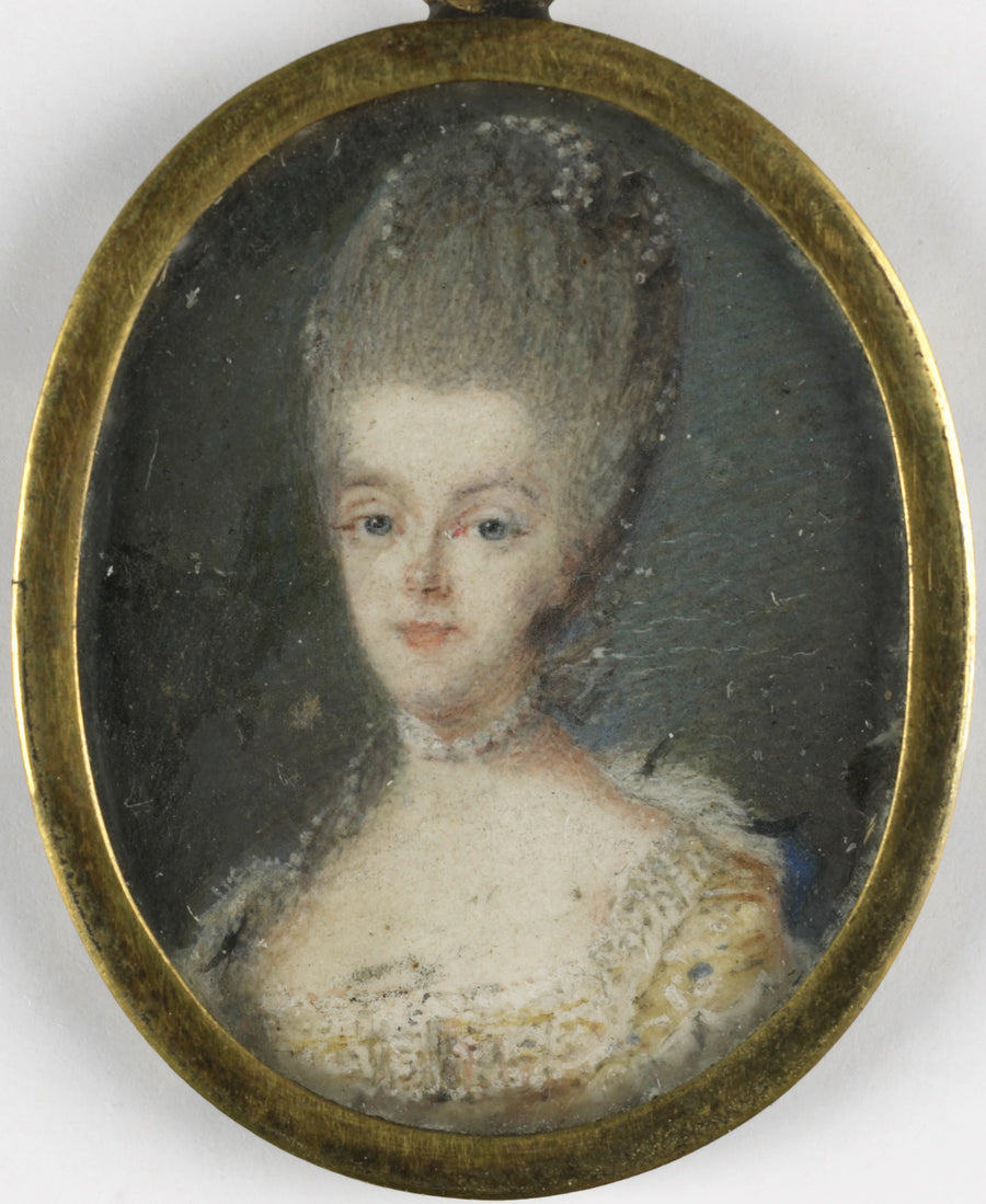 Frederika Sophia Wilhelmina (Wilhelmina ; 1751-1820), princesse de Prusse. Épouse de Willem V - Robert Mussard