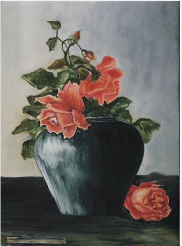 Nature morte (Roses) - Frida Kahlo