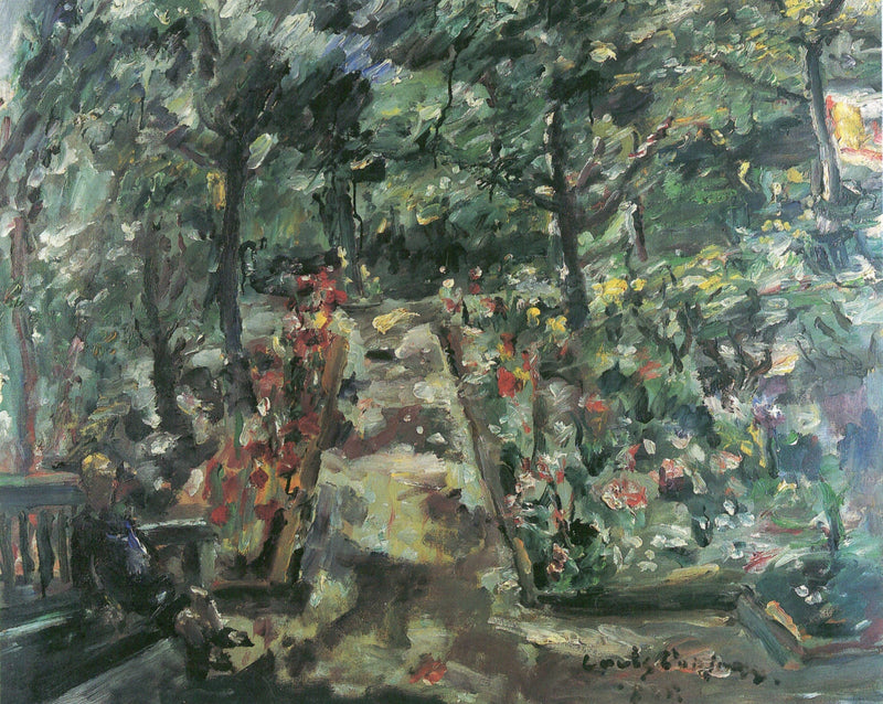 Garten in Berlin-Westend - Lovis Corinth
