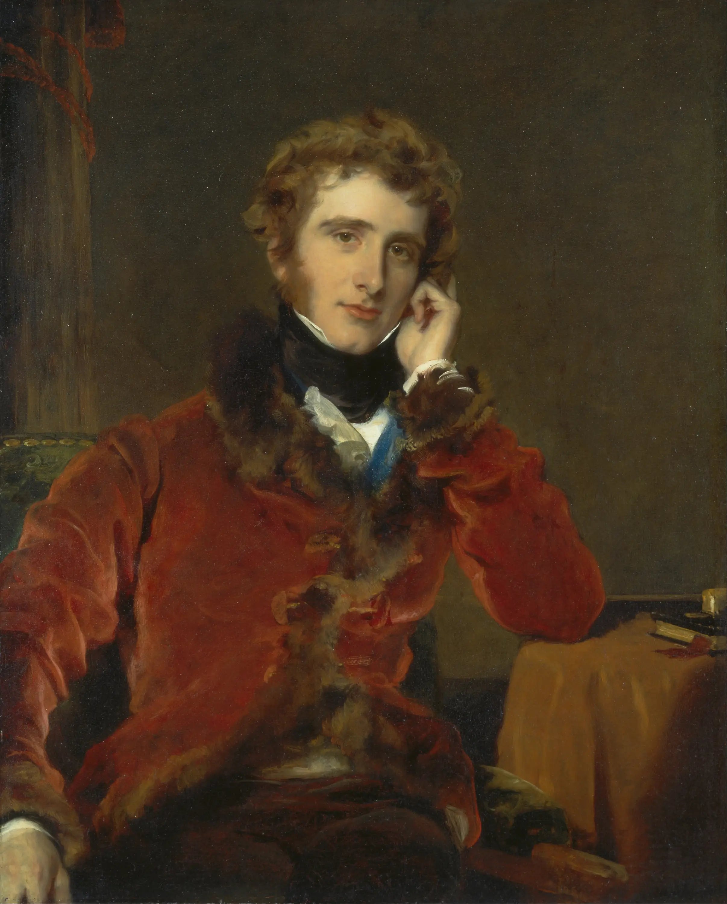 George James Welbore Agar-Ellis, plus tard premier Lord Dover - Thomas Lawrence image 1 tableau peint à l’huile sur toile