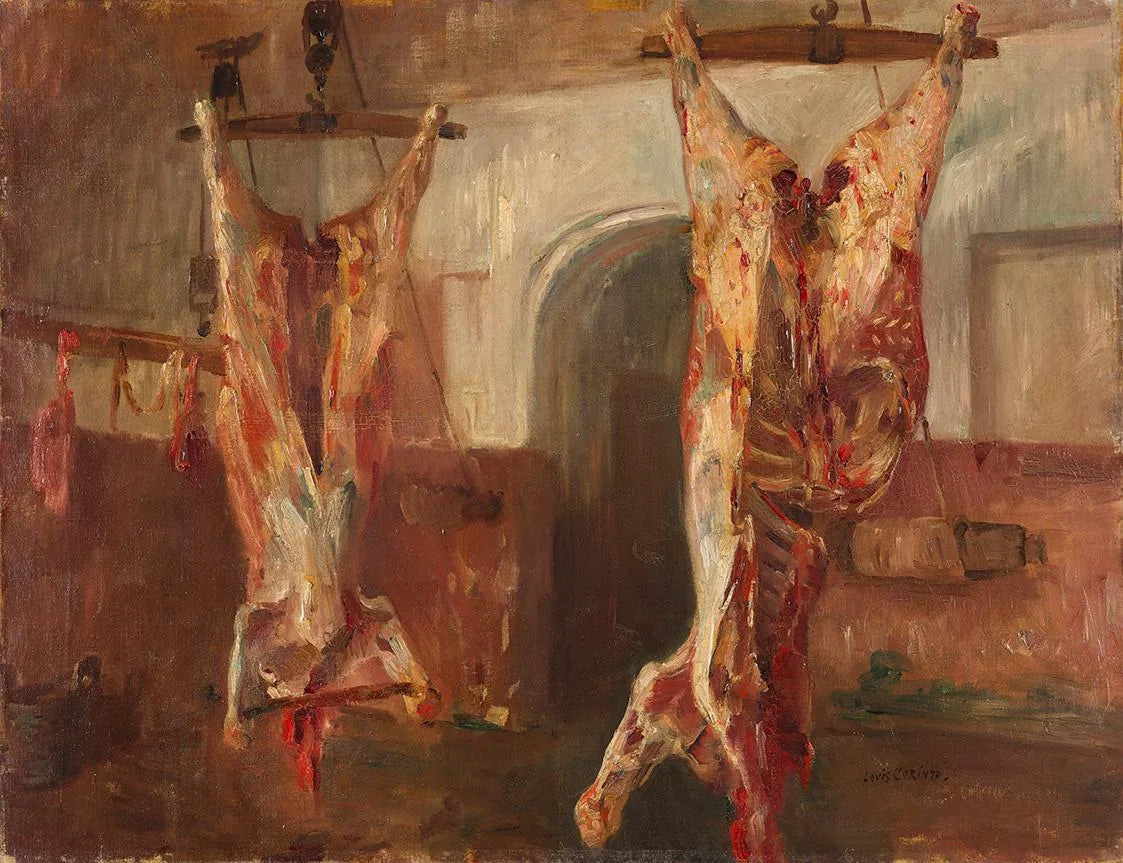 Geschlachtete Kälber - Lovis Corinth image 1 reproduction de peinture à l’huile