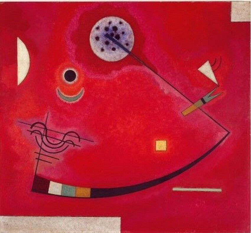 Gespannt im Winkel - Vassily Kandinsky image 1 tableau peint à l’huile sur toile