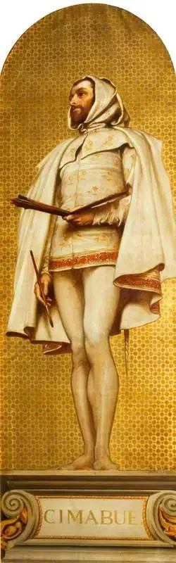 Giovanni Cimabue (1240–1302) (مشروع لفسيفساء في متحف فيكتوريا وألبرت) - فريدريك ليغتون