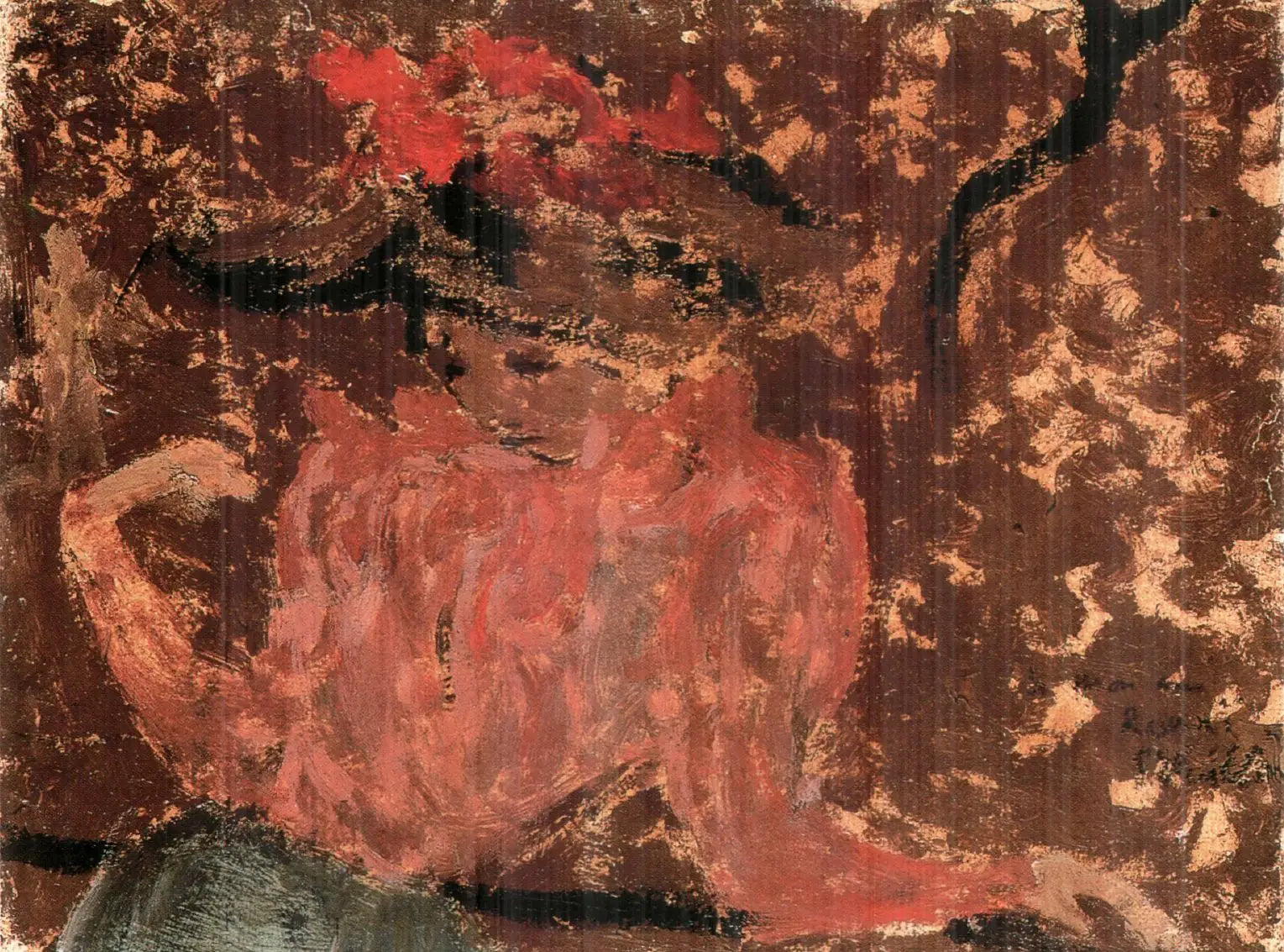 Gracieuse au jardin - Édouard Vuillard - Alpha Reproduction