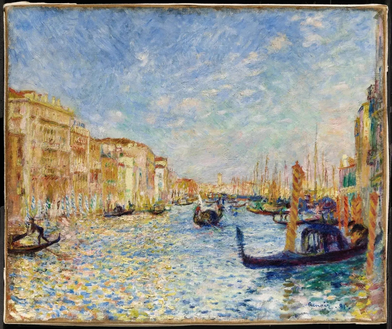 Grand Canal, Venise - Pierre-Auguste Renoir image 1 reproduction réalisée par Alpha Reproduction