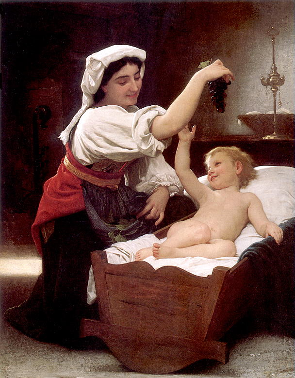 La Grappe de raisin (1868) de William-Adolphe Bouguereau