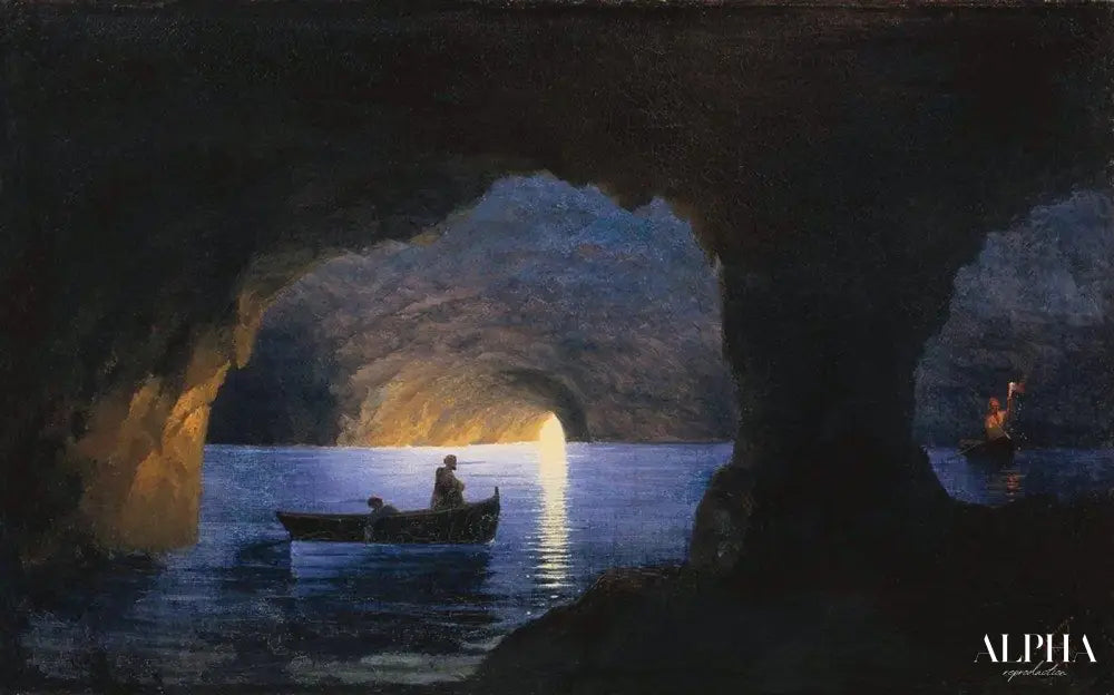 Grotte d'azur, Naples - Ivan Aïvazovski - Reproductions de tableaux et peintures haut de gamme