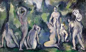 مجموعة من السباحات - بول سيزان