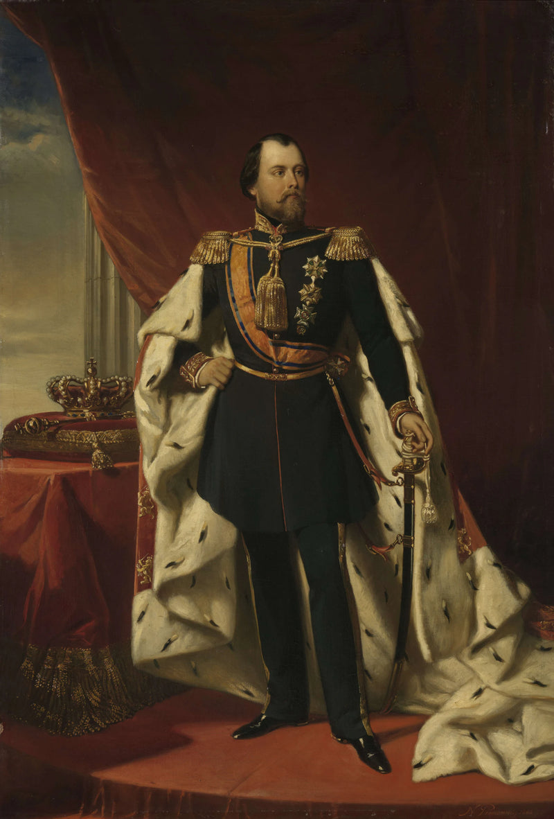 Guillaume III (1817-90), roi des Pays-Bas - Nicolaas Pieneman
