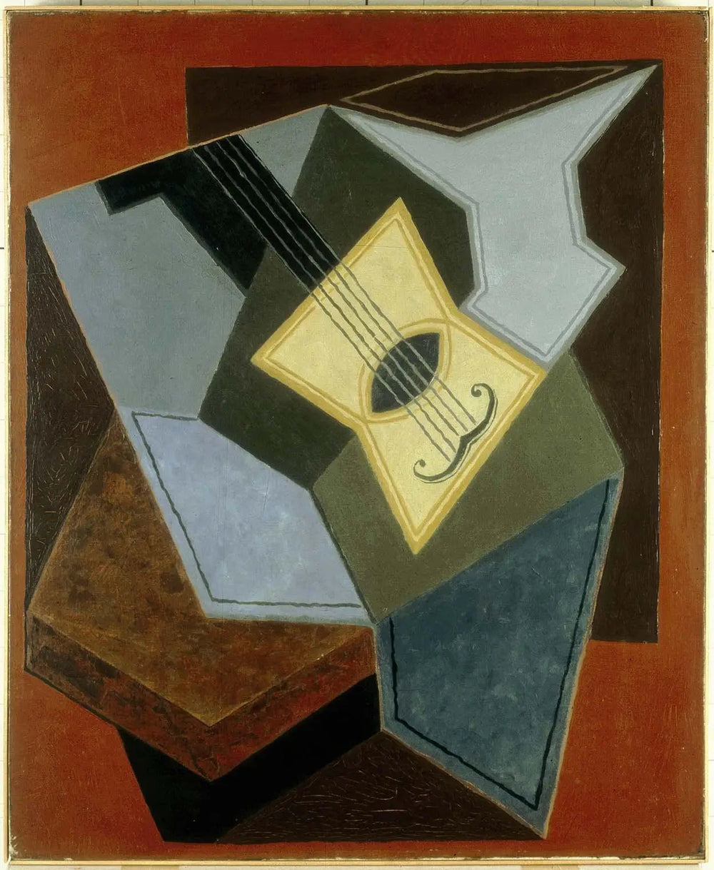 Guitare et coupe de fruits - Juan Gris - Alpha Reproduction