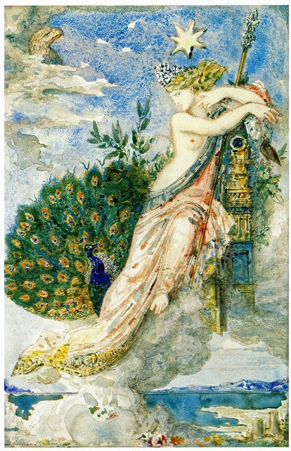 Le Paon se plaignant à Junon - Gustave Moreau