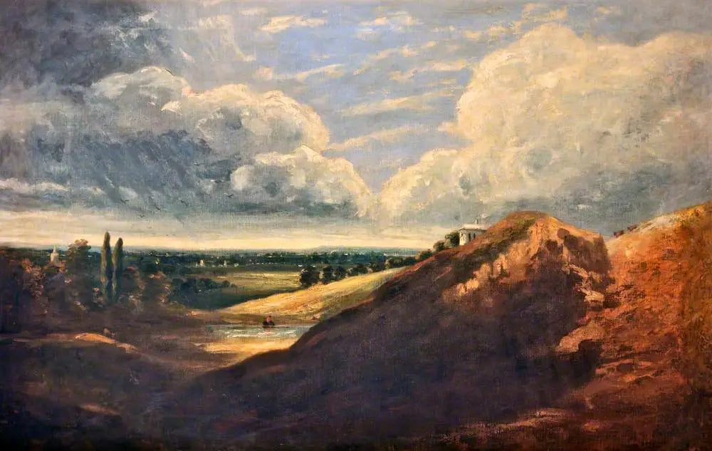 Hampstead Heath, étang de Branch Hill - John Constable image 1 tableau peint à l’huile sur toile