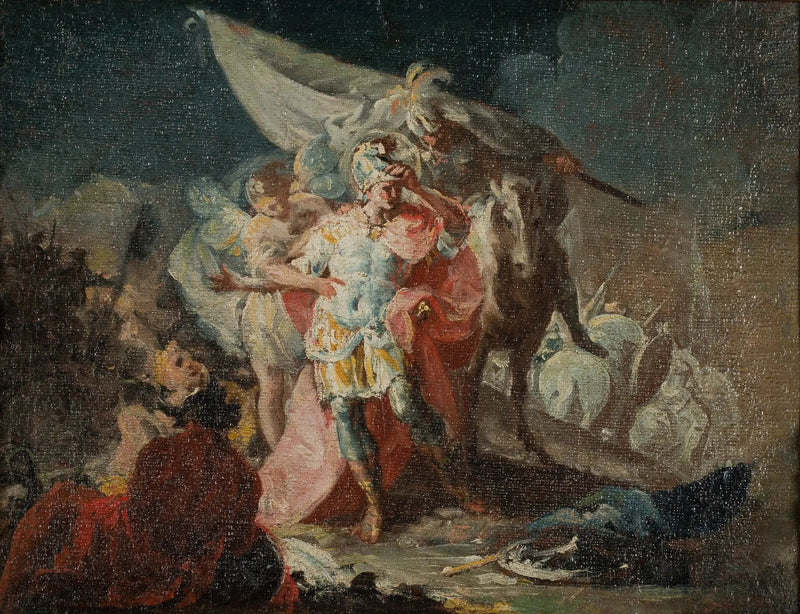 هانيبال الفاتح يراقب إيطاليا للمرة الأولى من جبال الألب (رسم تخطيطي) - فرانسيسكو دي غويّا