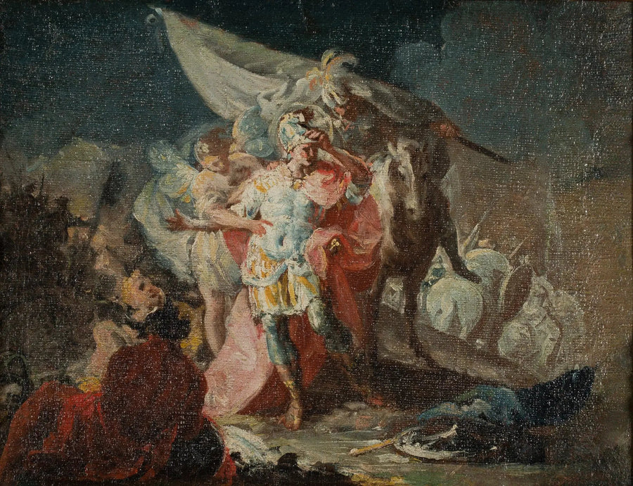 هانيبال الفاتح يراقب إيطاليا للمرة الأولى من جبال الألب (رسم تخطيطي) - فرانسيسكو دي غويّا