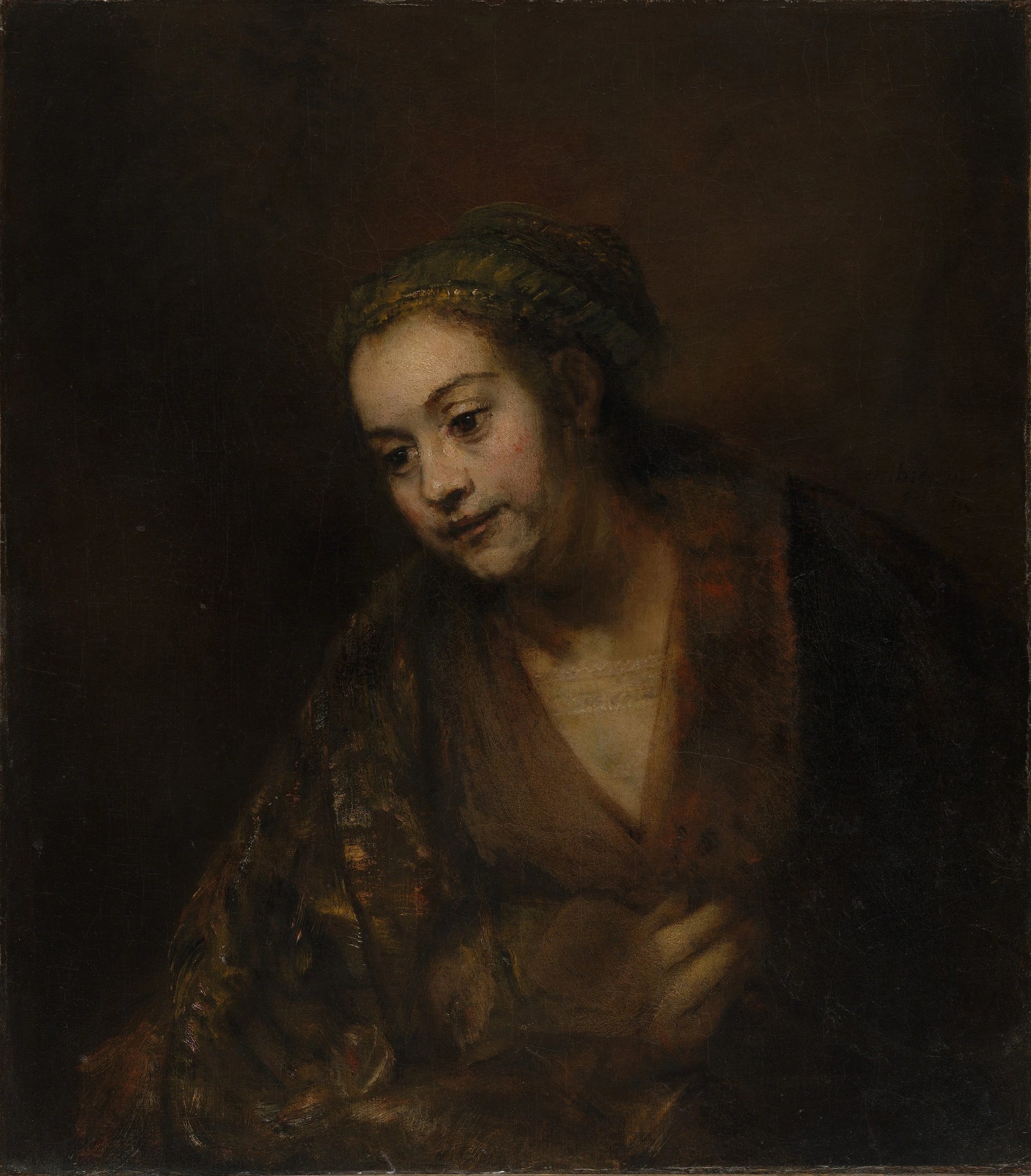 Hendrickje Stoffels — Rembrandt, milieu des années 1650, Metropolitan Museum of Art