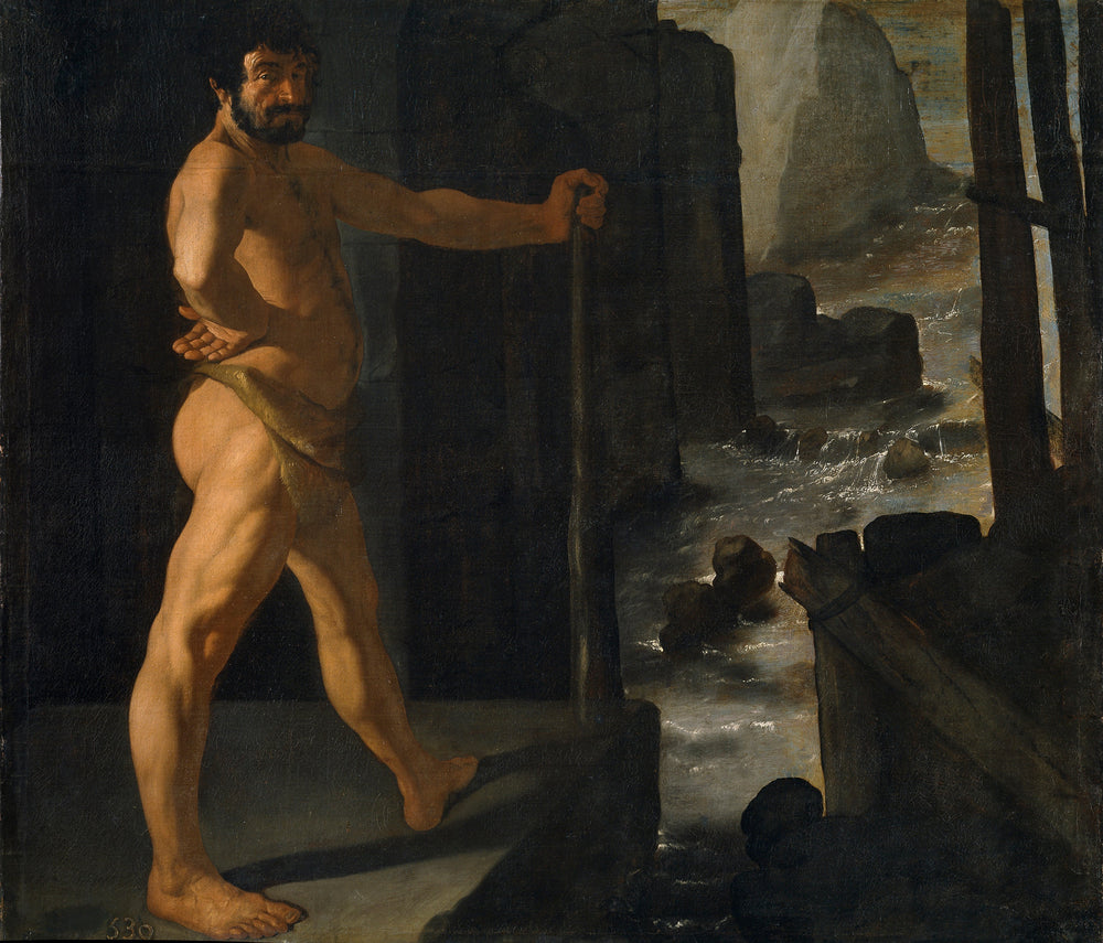 Hercule détournant le cours du fleuve Alphée - Francisco de Zurbarán - Alpha Reproduction