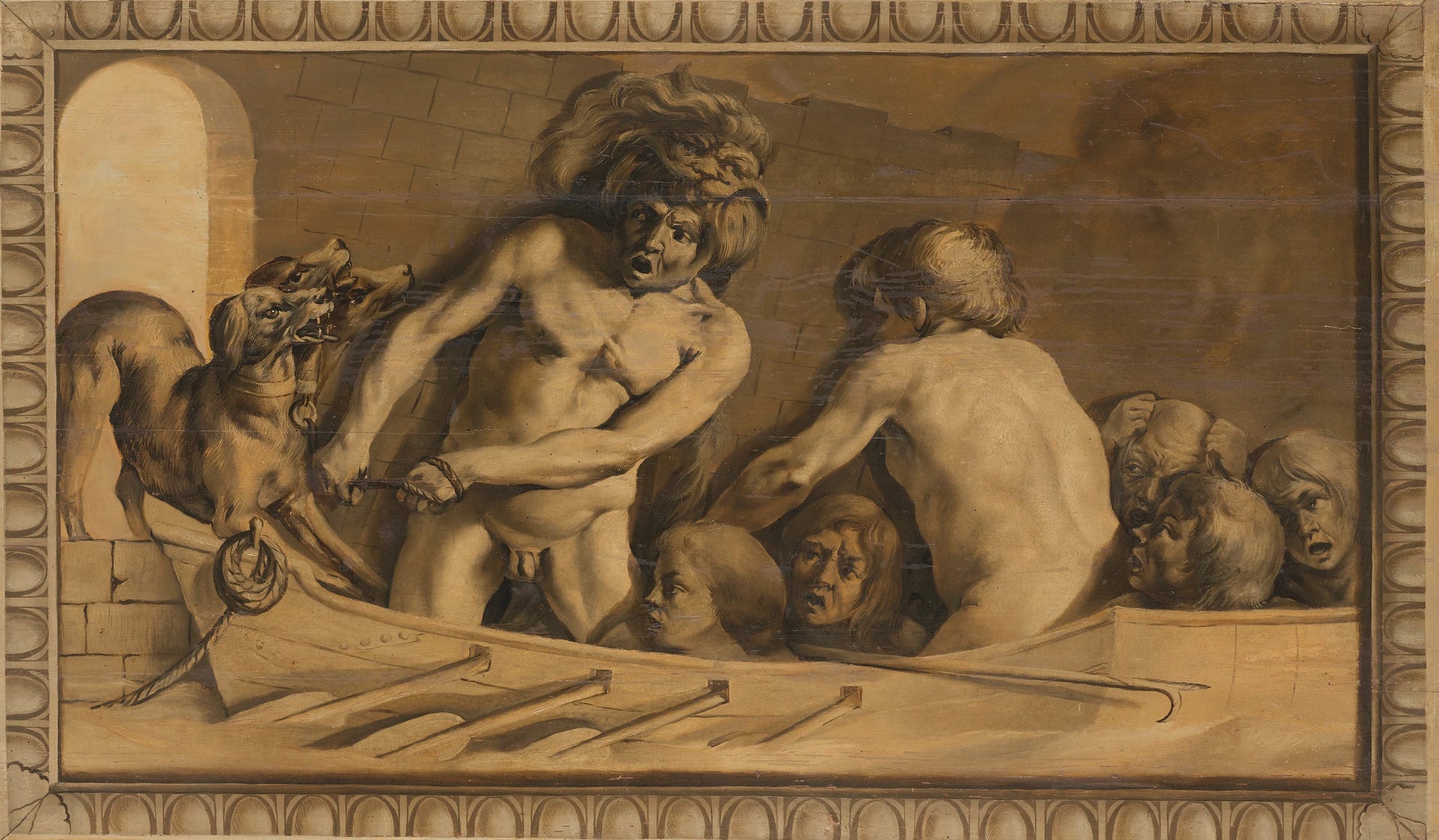 Hercule fait sortir Cerbère des enfers - Jacob van Campen