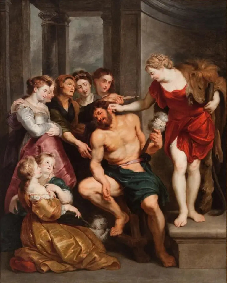 Hercule malade d’amour se fait dominer par Omphale - Peter Paul Rubens - Alpha Reproduction