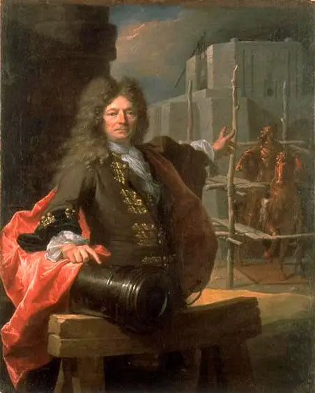 Herrenporträt Johann Balthasar Keller vom Steinbock - Hyacinthe Rigaud image 1 reproduction de peinture à l’huile