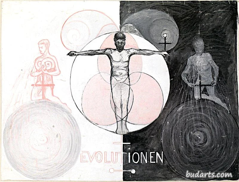 Évolution, n° 1, Groupe VI - Hilma af Klint