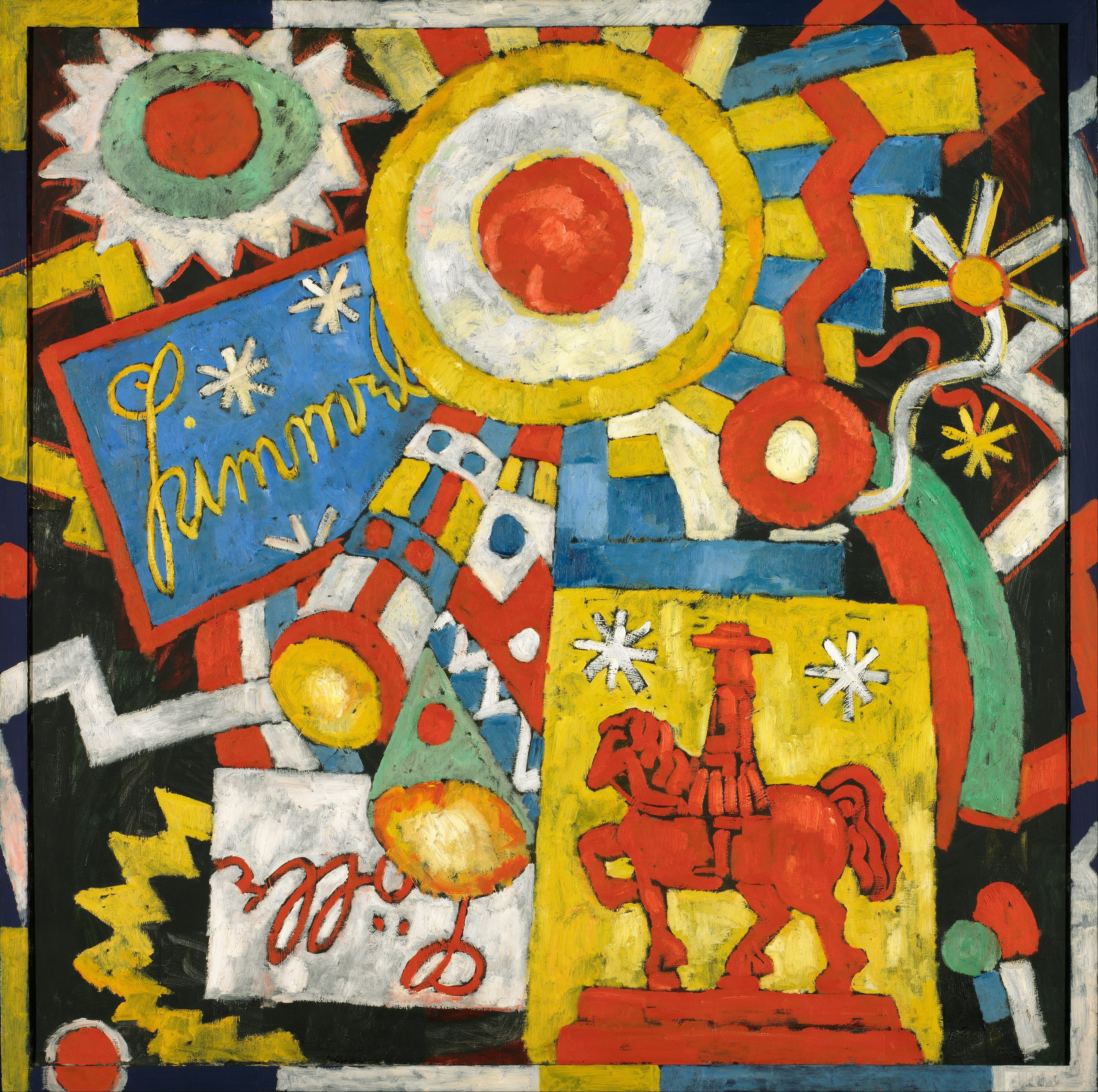 Himmel - Marsden Hartley image 1 copie de tableau peinte à la main