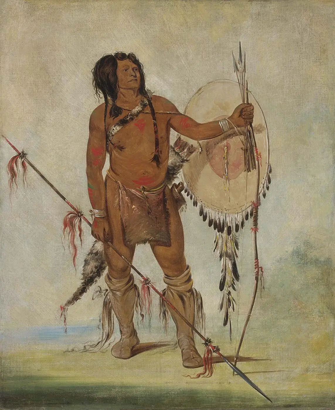 His-oo-sán-chees Petit Espagnol un Guerrier - George Catlin - Alpha Reproduction
