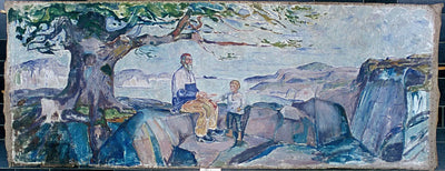 Reproduction du tableau « Histoire - Edvard Munch » par Alpha Reproduction en peinture à l’huile