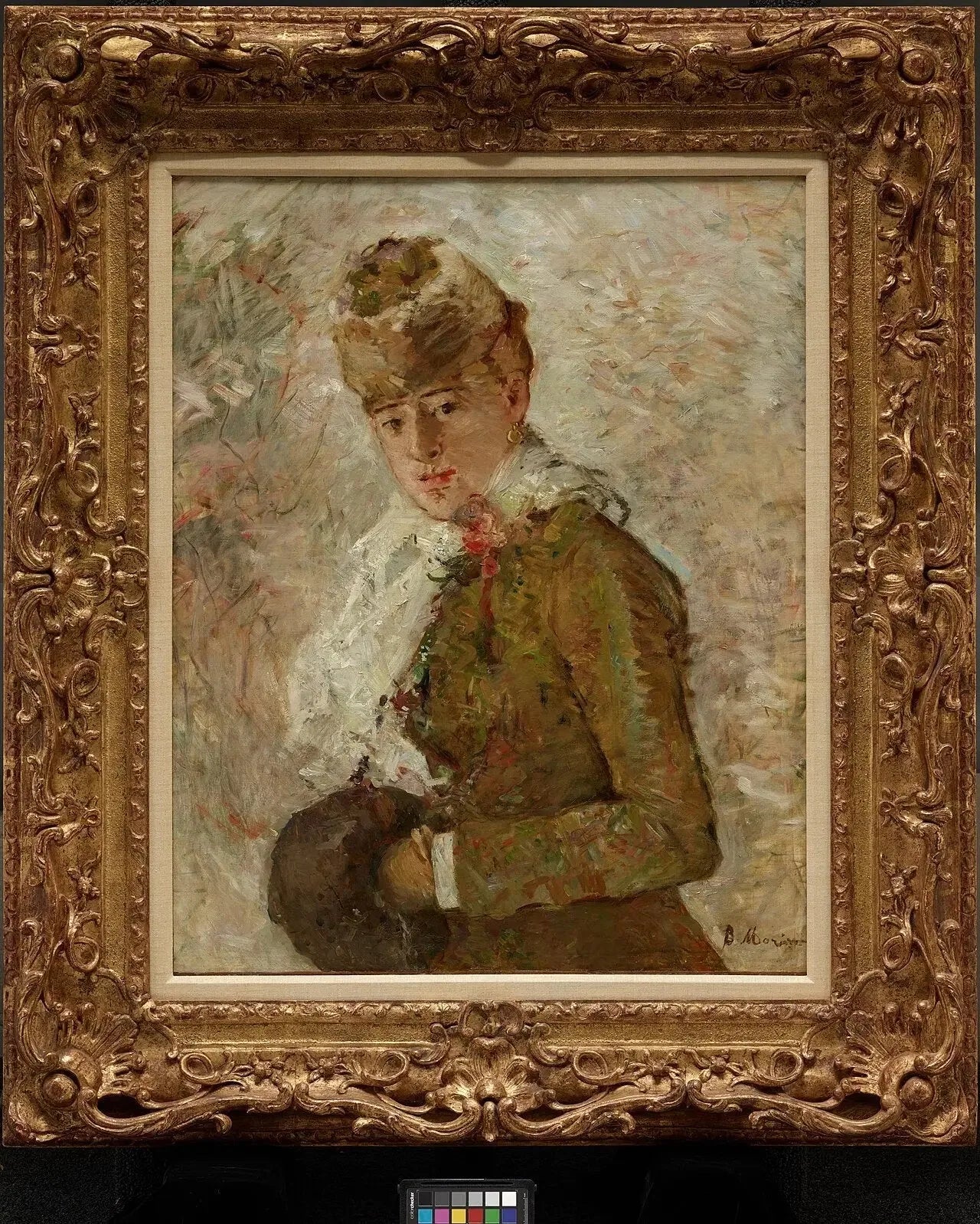 Hiver - Berthe Morisot image 1 tableau peint à l’huile sur toile