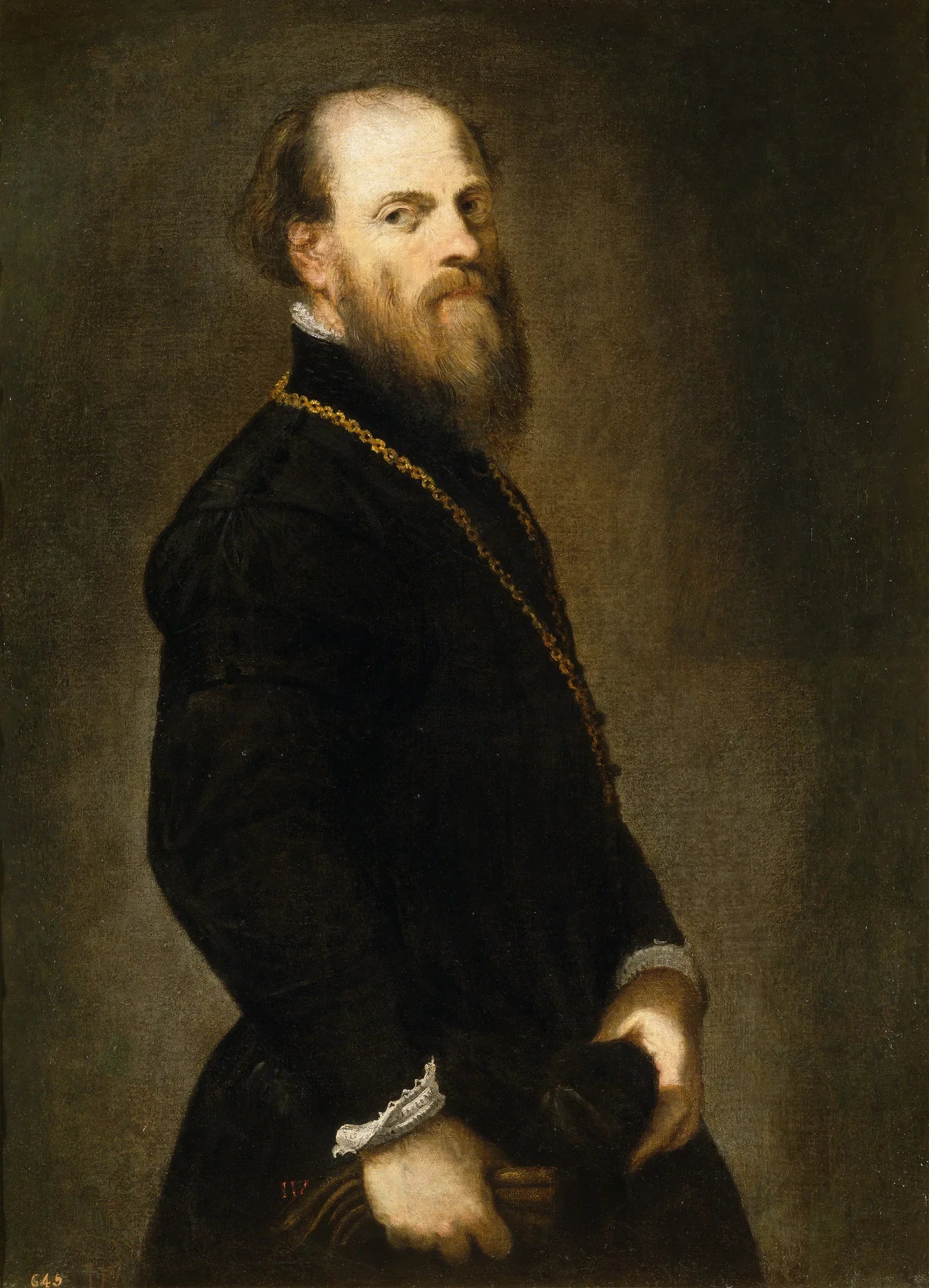 Homme à la chaîne d'or - Jacopo Tintoretto image 1 reproduction réalisée par Alpha Reproduction