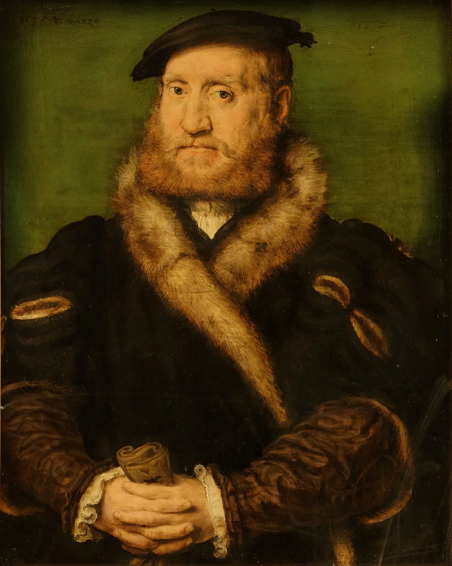 Homme au gant et au col de fourrure - Corneille de Lyon