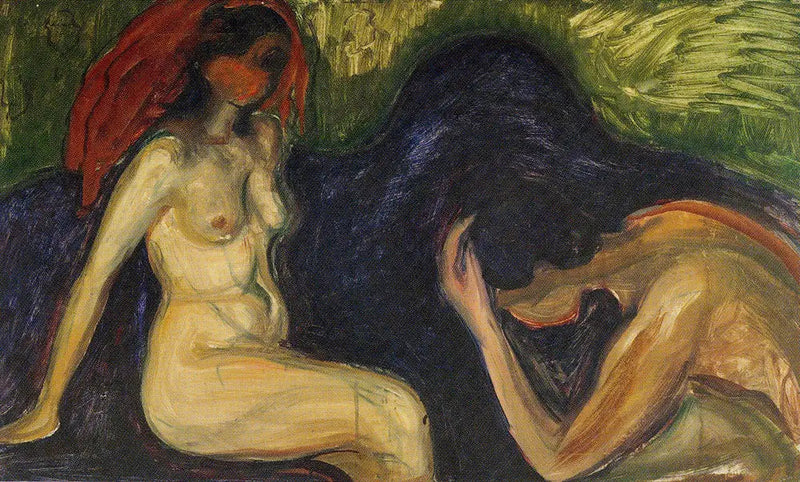 رجل وامرأة - إدفارد مونش