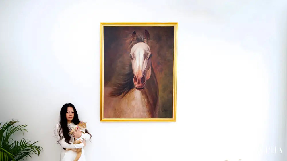 Horse – Somchai | 100 x 130 cm Reproductions de tableaux à la peinture à l’huile