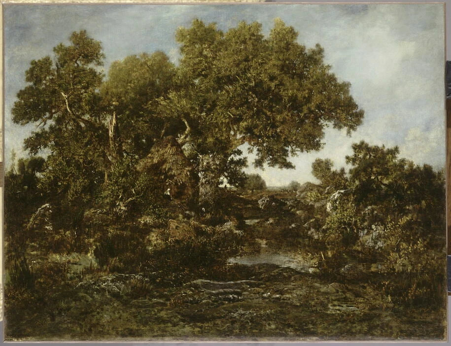 La Hutte des charbonniers - Théodore Rousseau