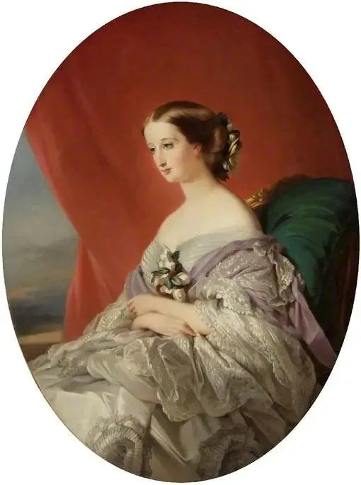 Impératrice Eugénie de France (1826-1920) - Franz Xaver Winterhalter image 1 copie peinte à la main à l’huile