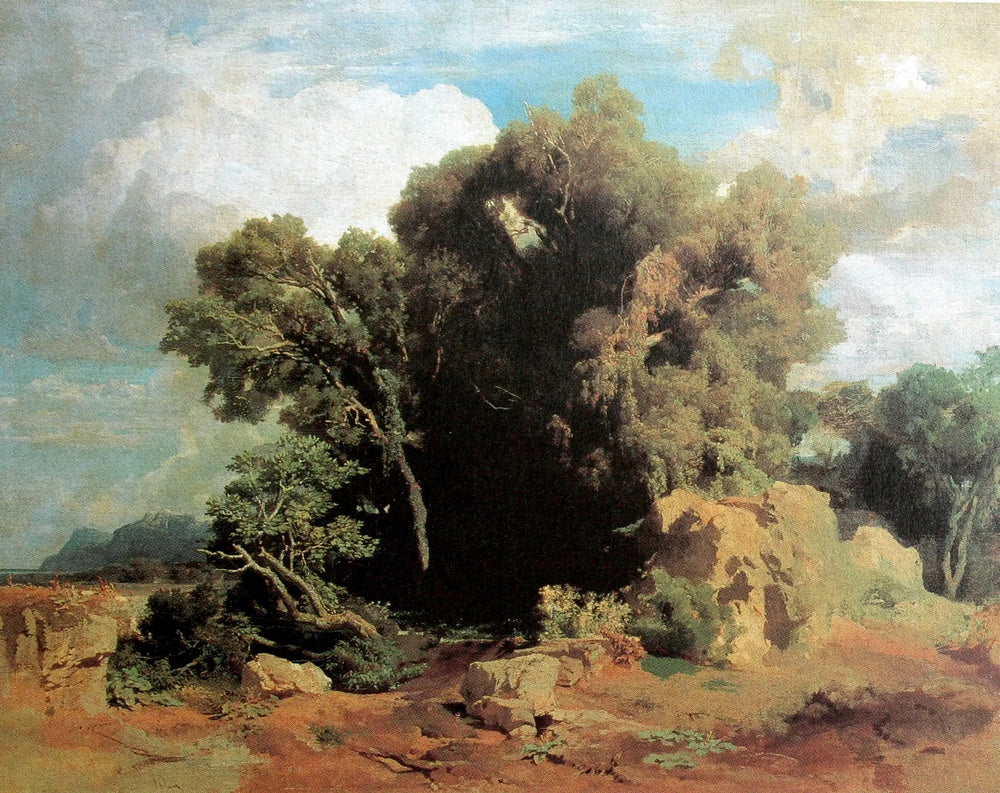 In den pontinischen Sümpfen - Arnold Böcklin image 1 copie de tableau peinte à la main