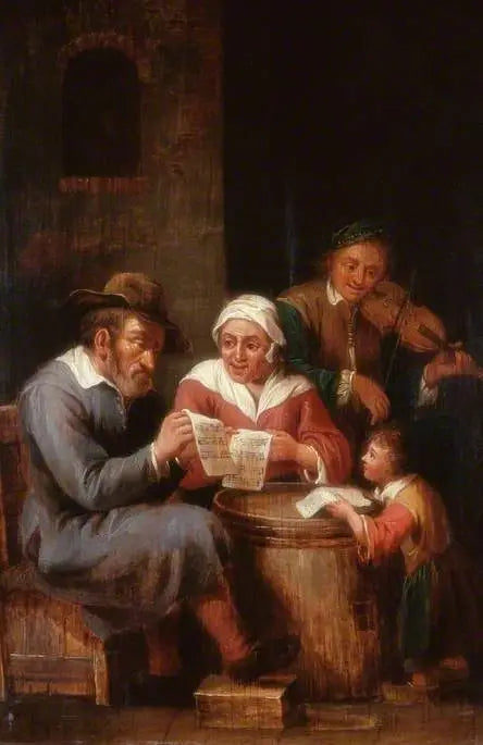 Intérieur avec personnages - David Teniers le Jeune - Alpha Reproduction