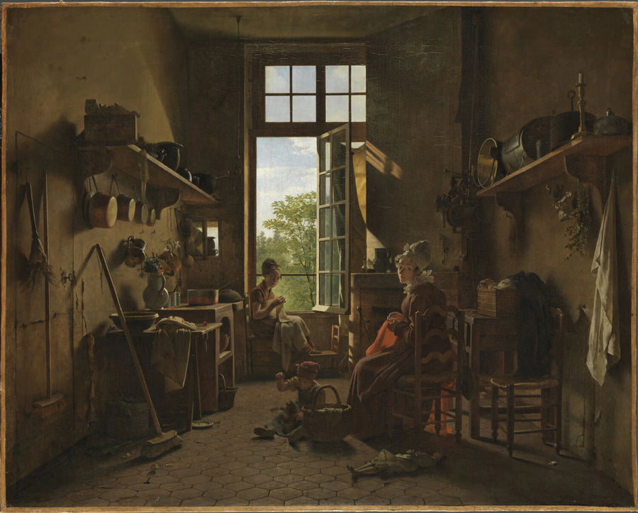 Intérieur d'une cuisine - Martin Drölling