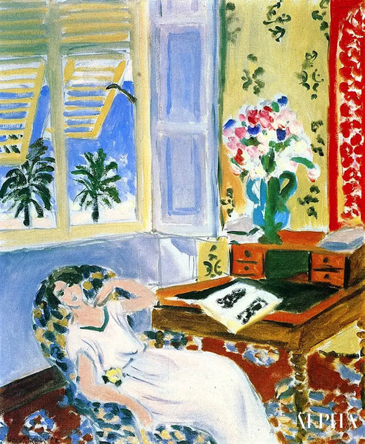 Intérieur de la sieste à Nice - Matisse - Reproductions de tableaux et peintures haut de gamme