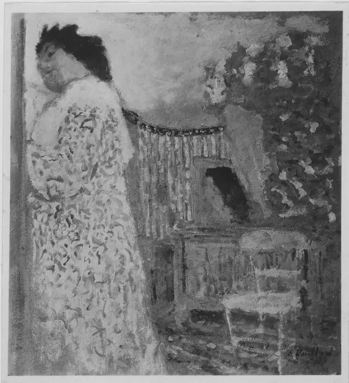 Interieur mit Frau - Édouard Vuillard image 1 copie peinte à la main à l’huile