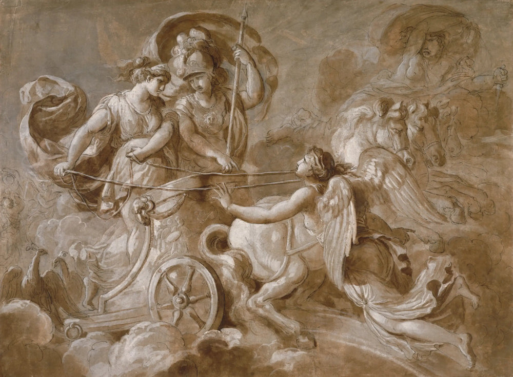 Iris s’approchant d’Athéna et d’Héra - Louis Jean François Lagrenée - Alpha Reproduction