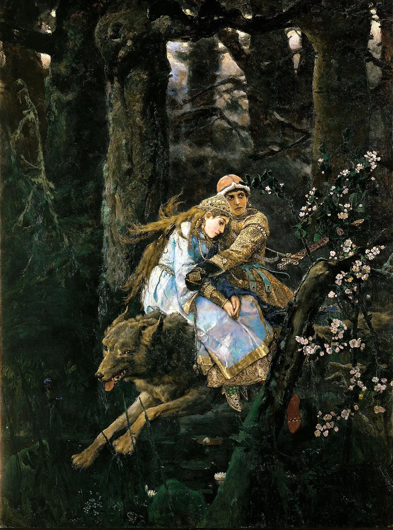 Ivan Tsarévitch chevauchant le loup gris - Viktor Vasnetsov - Alpha Reproduction