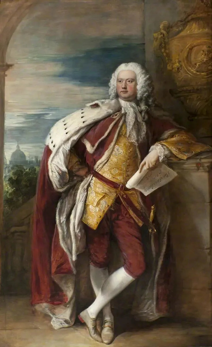 جاكوب بوفيري (1694–1761)، اللورد الأول لفولكستون والأول لرئيس جمعية الفنون (وفقًا لثوماس هدسون) - توماس غينسبورو