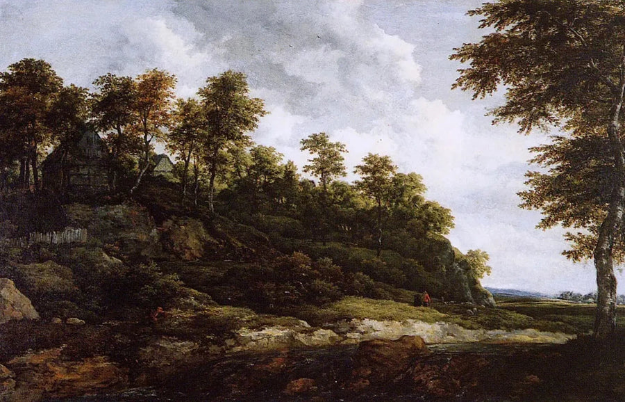 Paysage vallonné près de Bentheim - Jacob van Ruisdael