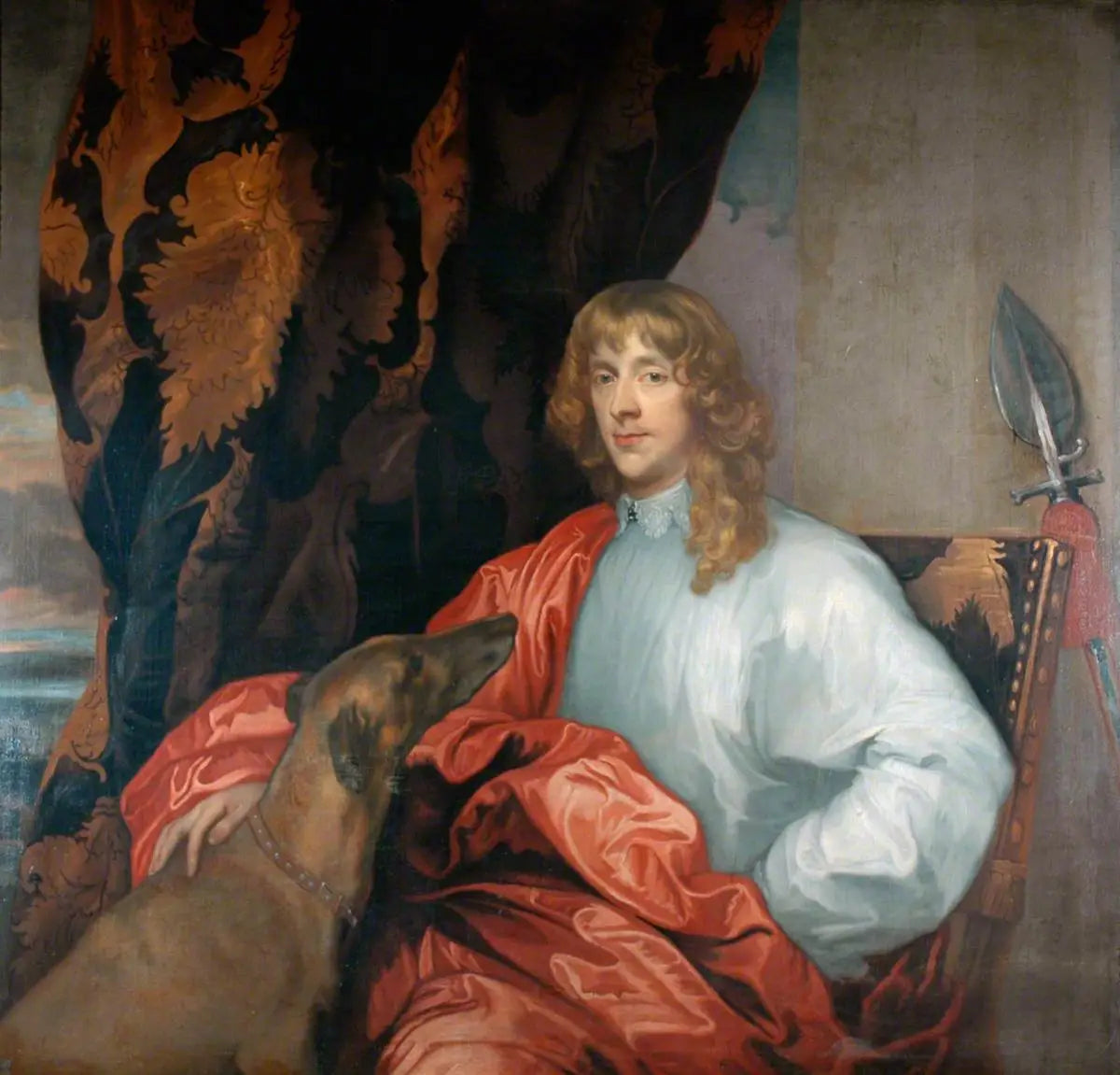 Jacques Stuart, duc de Richmond - Antoine van Dyck image 1 copie peinte à la main à l’huile