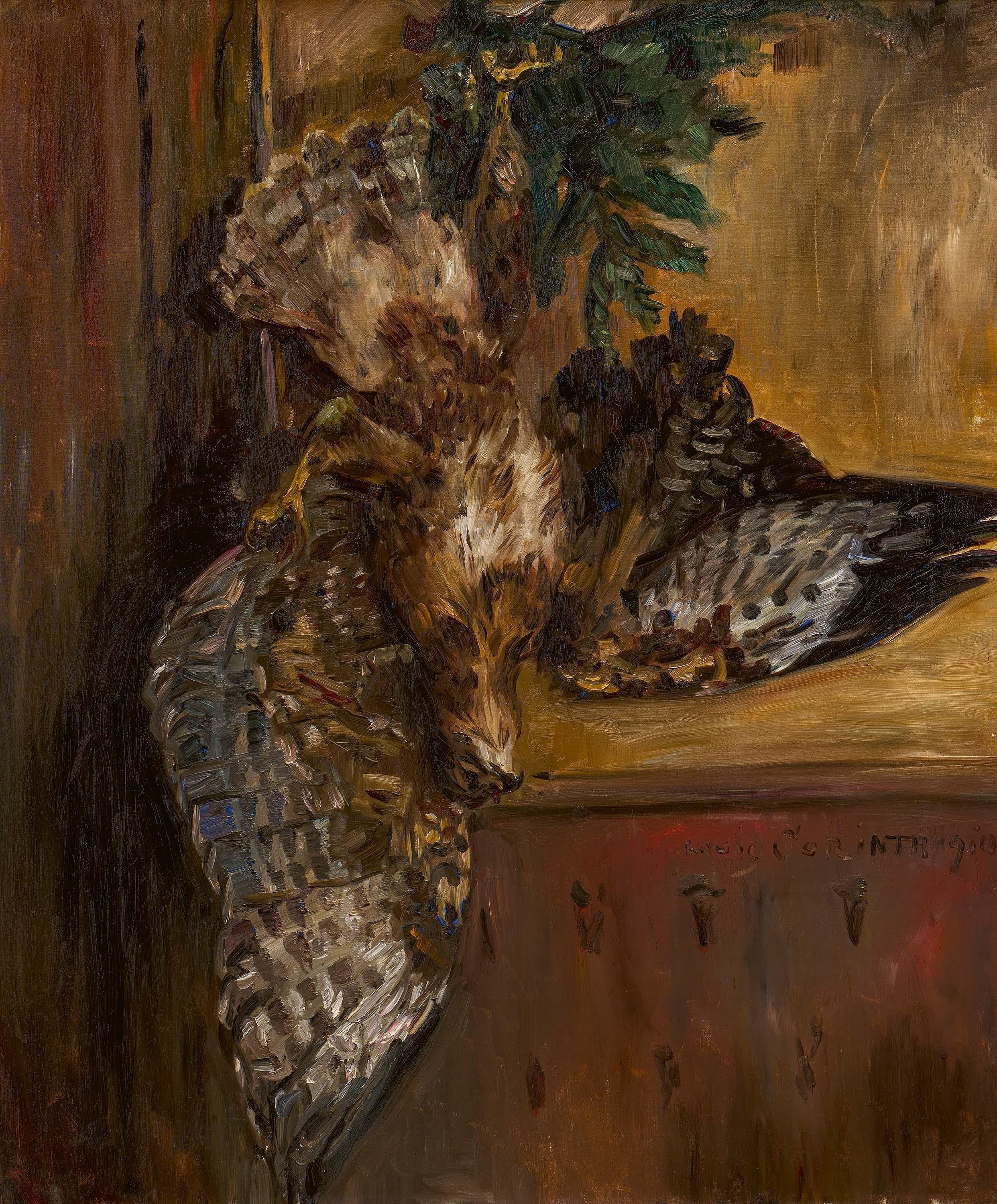 Jagdstillleben mit Bussard - Lovis Corinth