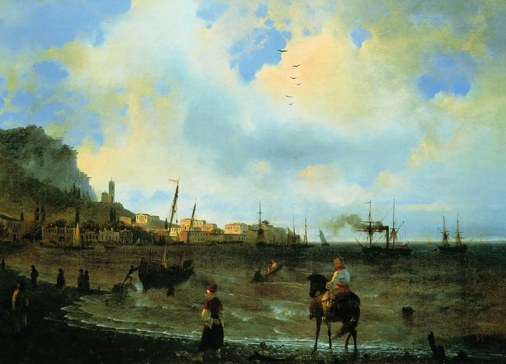 Jalta - Ivan Aïvazovski image 1 reproduction artisanale de tableau