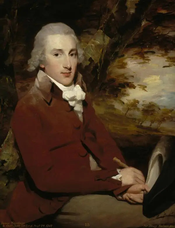 James Wauchope d'Edmonstone (1767 - 1797) - Henry Raeburn image 1 copie de tableau peinte à la main