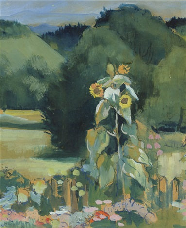Jardin aux tournesols – Robert Genin
